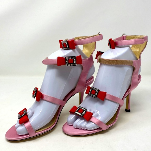 Jimmy Choo x Ashley Williams Bow Heels 36 - Picture 2 of 8